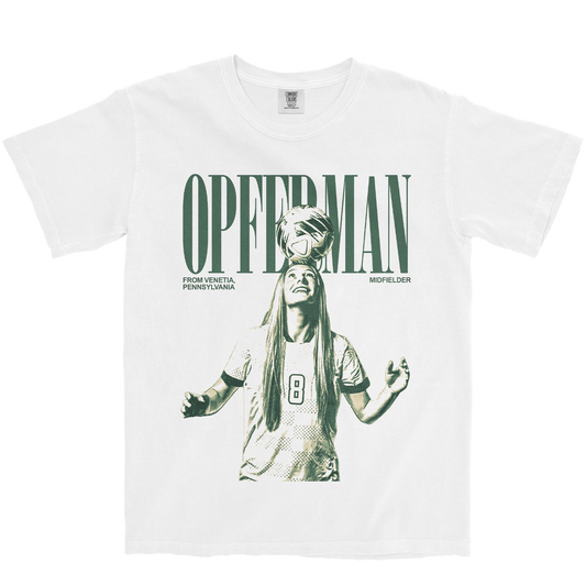 BROOKE OPFERMAN VINTAGE WHITE TEE