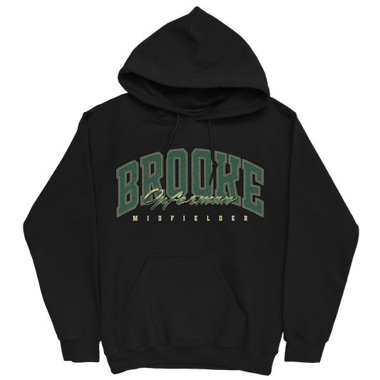 BROOKE OPFERMAN RETRO BLACK HOODIE