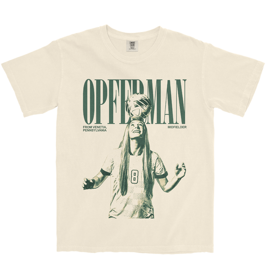 BROOKE OPFERMAN VINTAGE IVORY TEE
