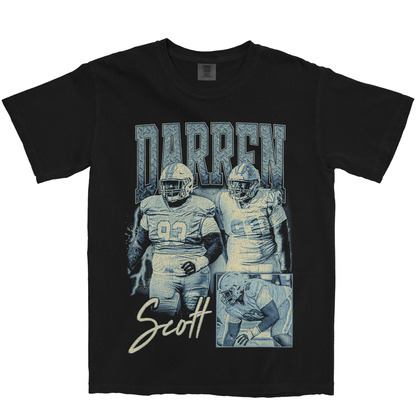 DARREN SCOTT GRAPHIC BLACK TEE