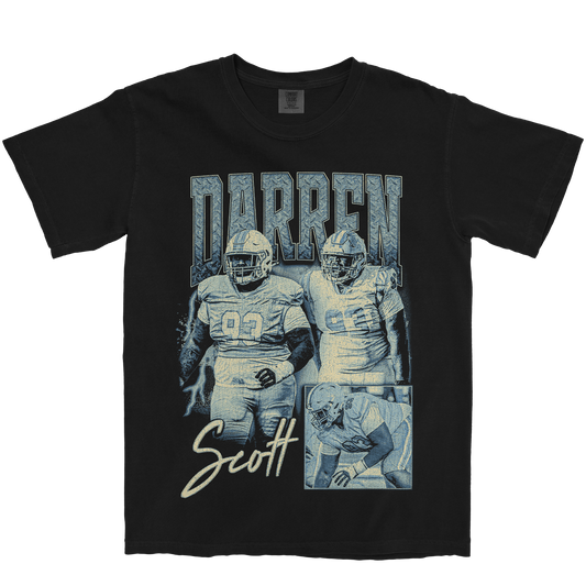 DARREN SCOTT GRAPHIC BLACK TEE
