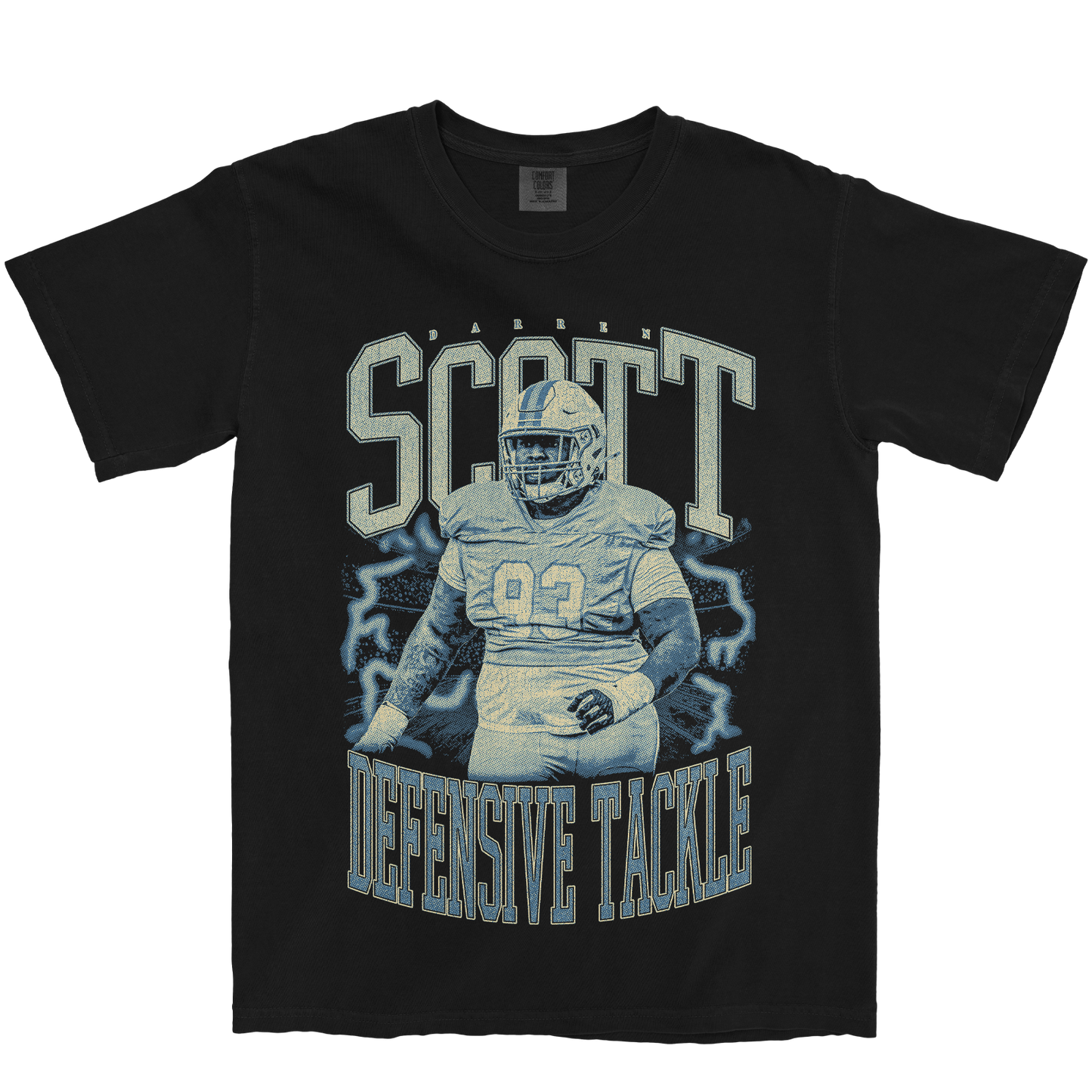 DARREN SCOTT VINTAGE BLACK TEE