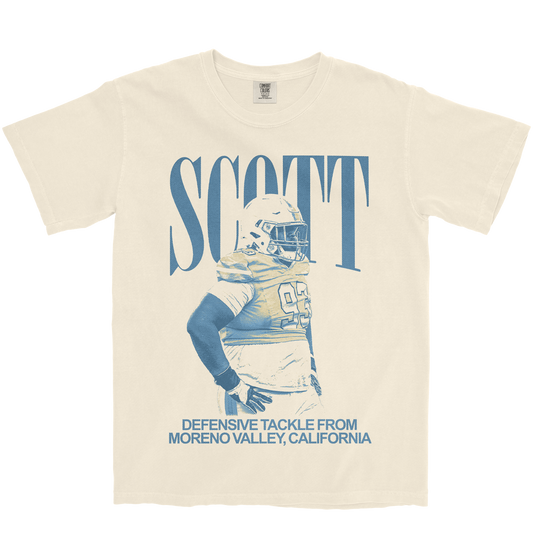 DARREN SCOTT VINTAGE IVORY TEE