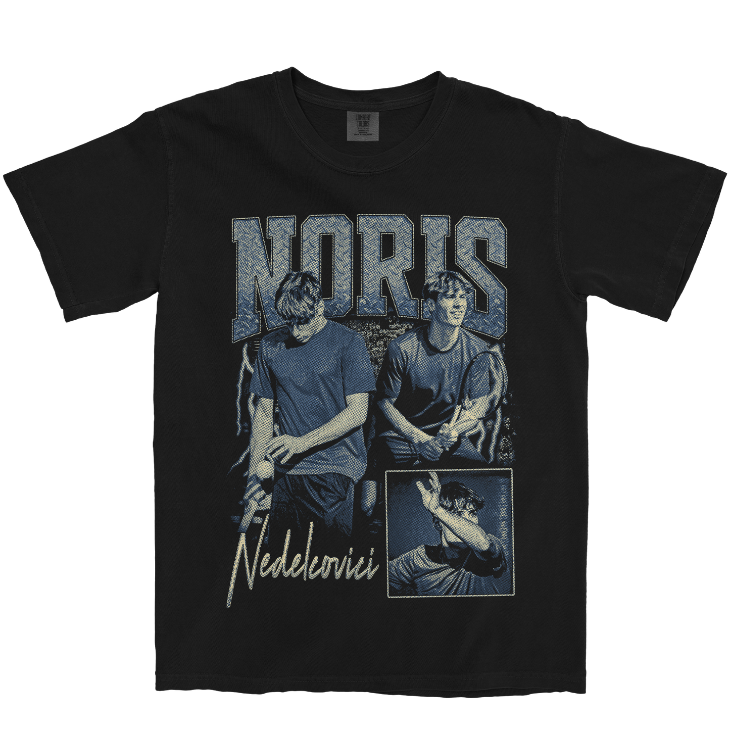 NORIS NEDELCOVICI GRAPHIC BLACK TEE