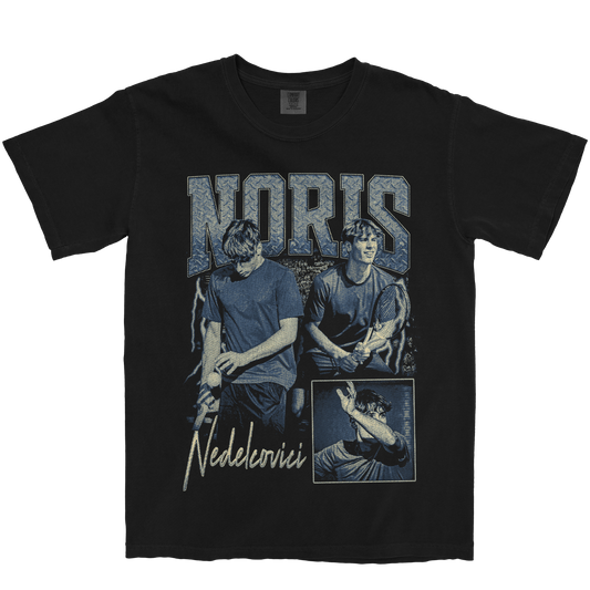 NORIS NEDELCOVICI GRAPHIC BLACK TEE