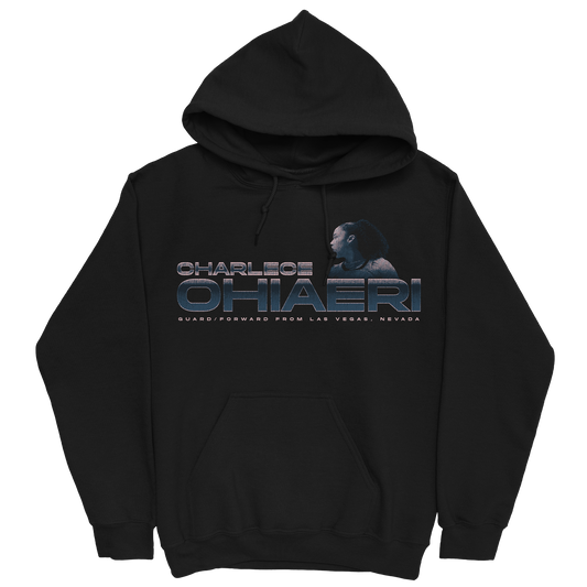 CHARLECE OHIAERI RETRO BLACK HOODIE
