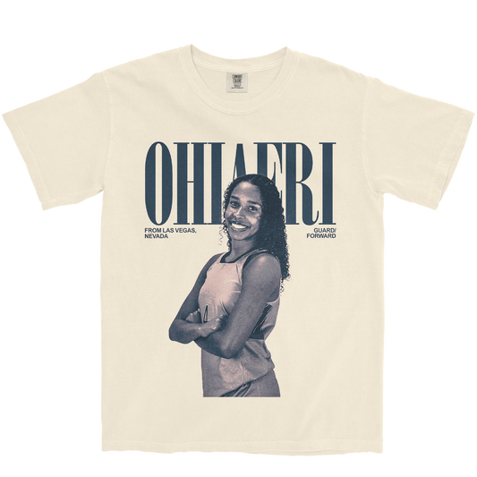 CHARLECE OHIAERI VINTAGE IVORY TEE