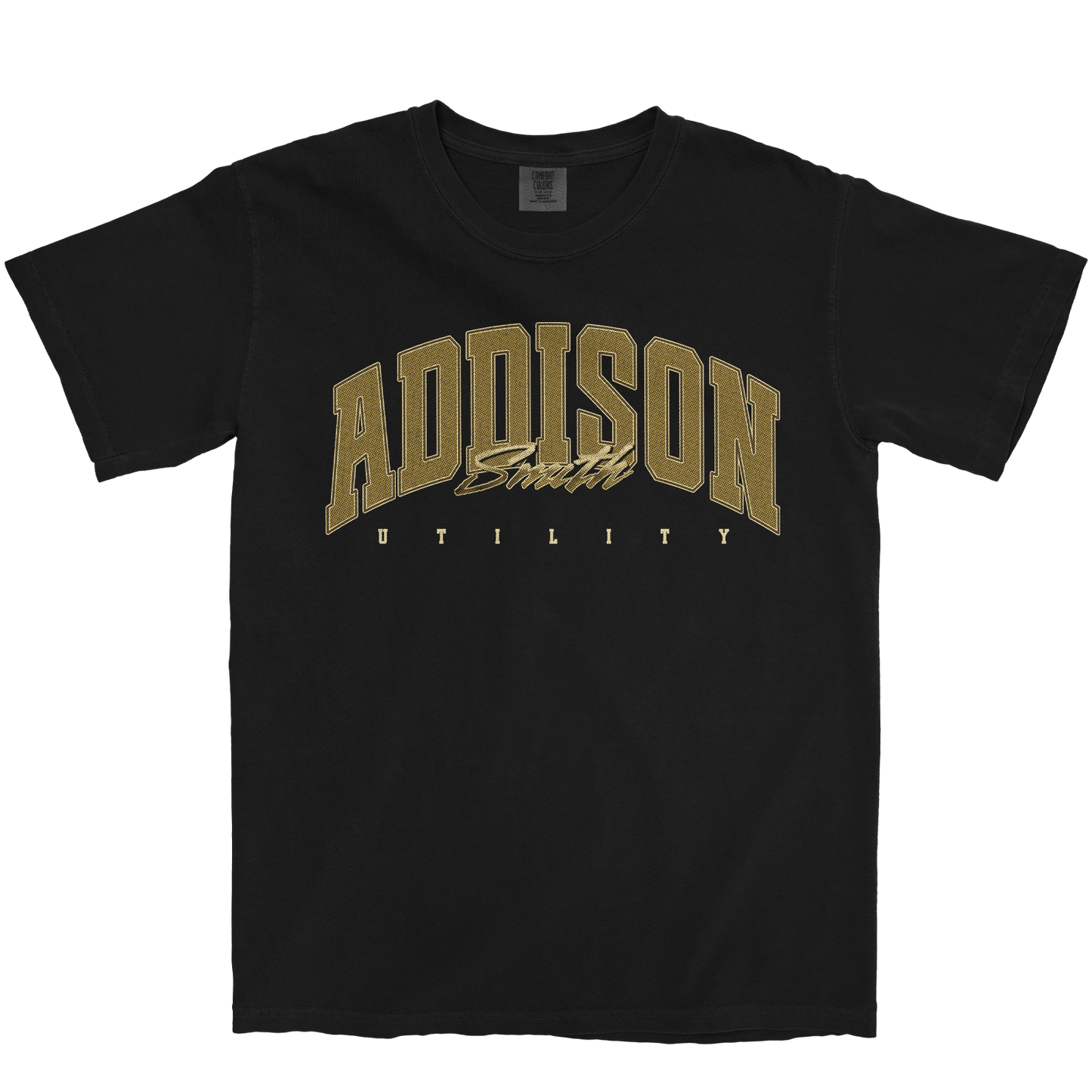 ADDISON SMITH RETRO BLACK TEE