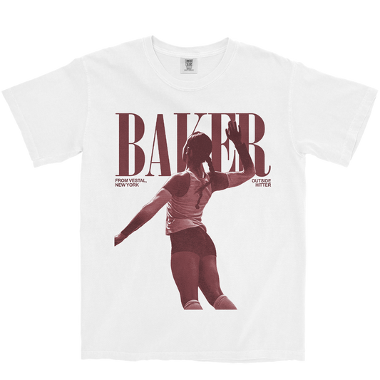 AUBREY BAKER VINTAGE WHITE TEE