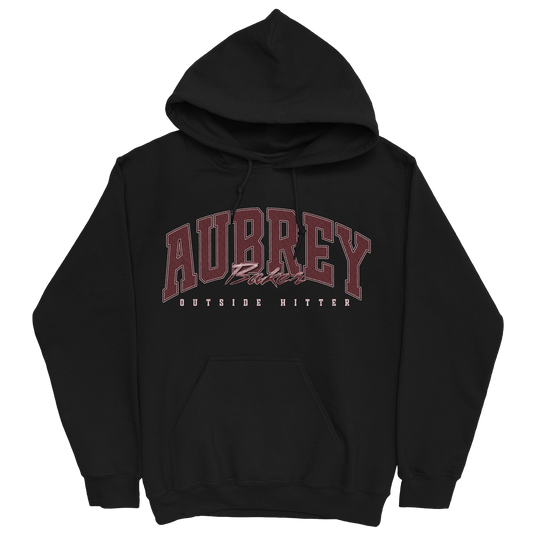 AUBREY BAKER RETRO BLACK HOODIE