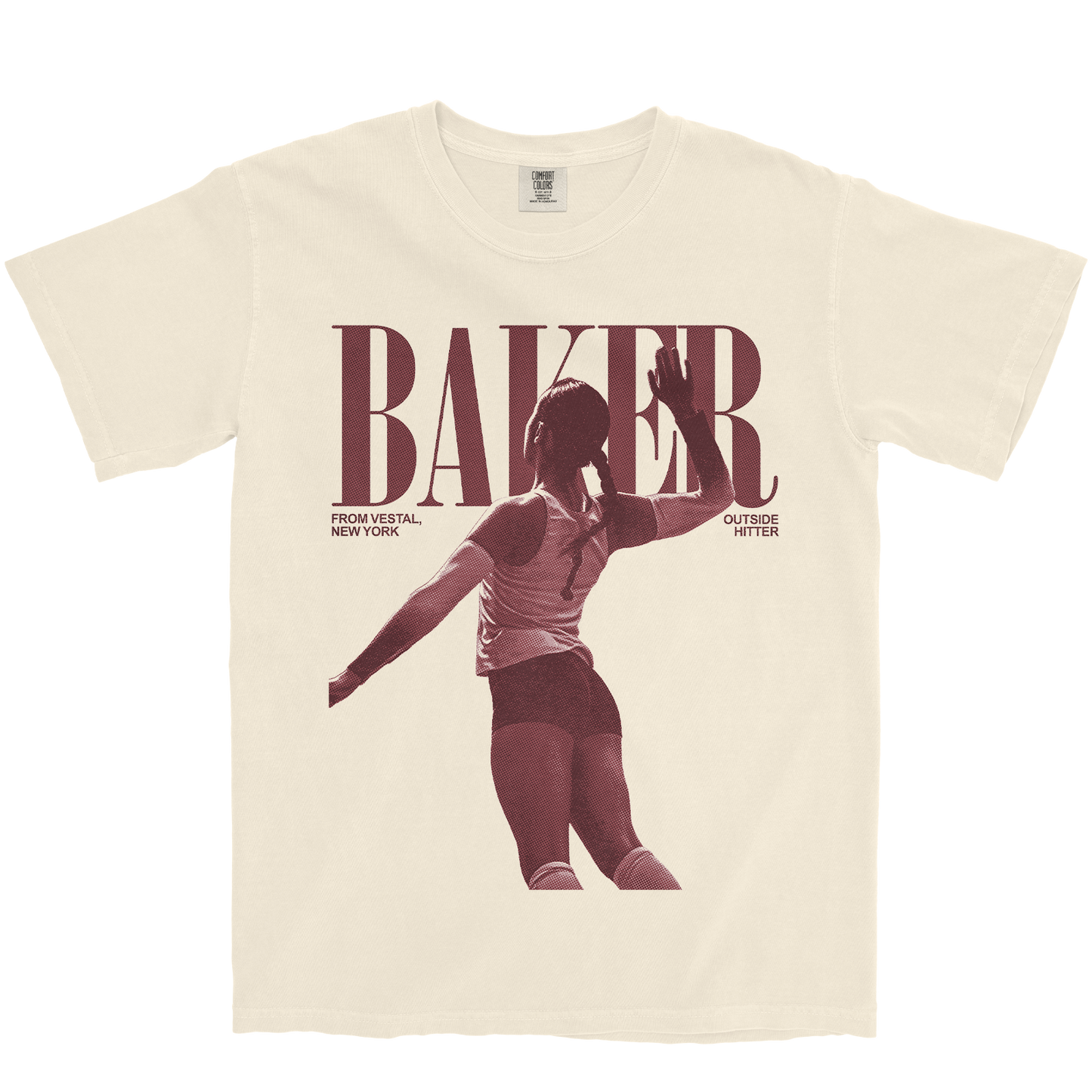 AUBREY BAKER VINTAGE IVORY TEE