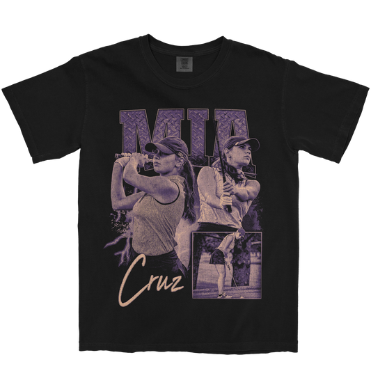 MIA CRUZ GRAPHIC BLACK TEE