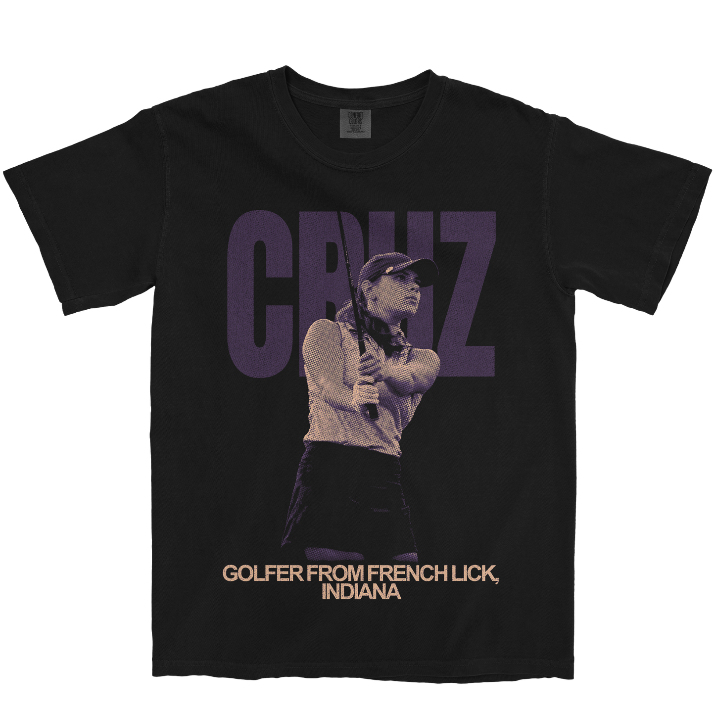 MIA CRUZ VINTAGE BLACK TEE