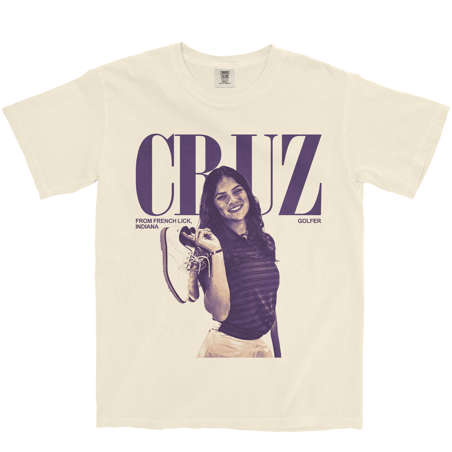 MIA CRUZ VINTAGE IVORY TEE