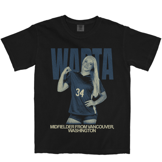 EMELIA WARTA VINTAGE BLACK TEE