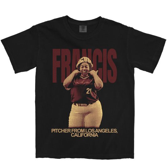 ANYAH FRANCIS VINTAGE BLACK TEE