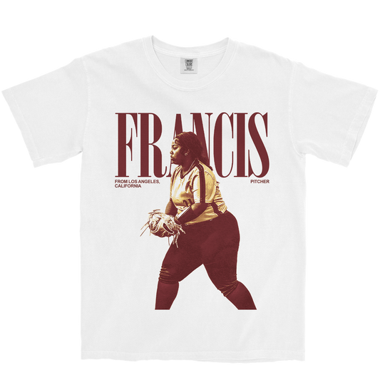 ANYAH FRANCIS VINTAGE WHITE TEE