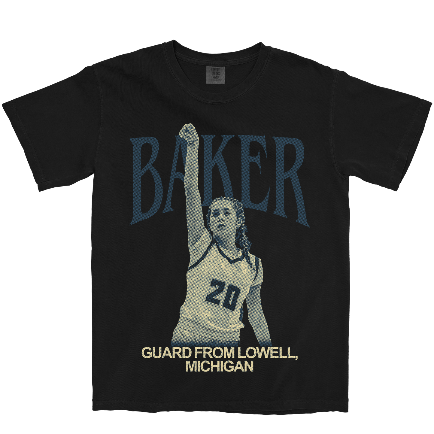BRAX BAKER VINTAGE BLACK TEE