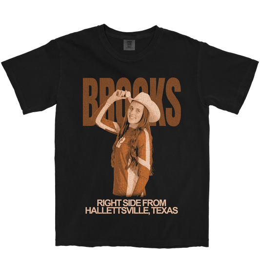 ANNIKA BROOKS VINTAGE BLACK TEE