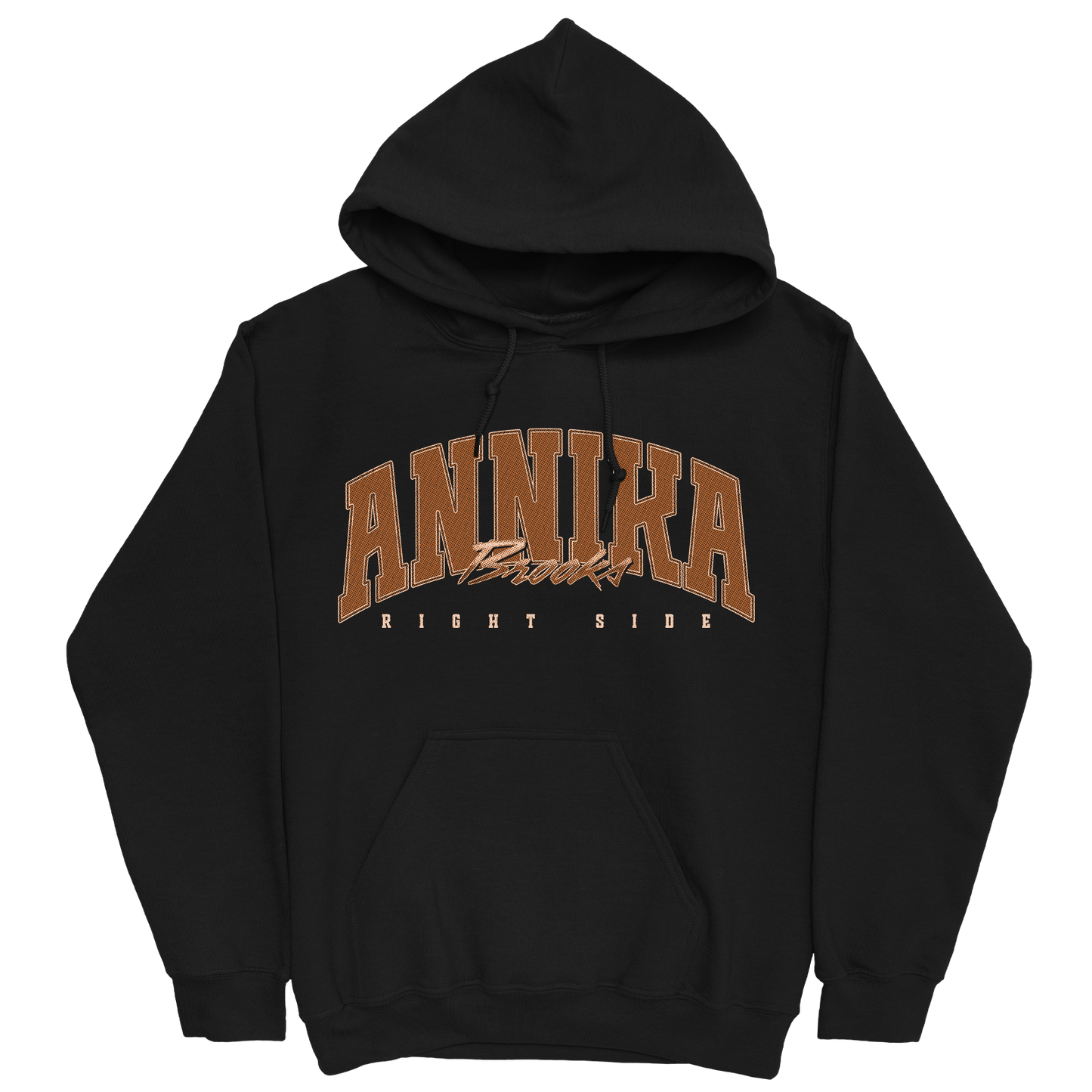 ANNIKA BROOKS RETRO BLACK HOODIE
