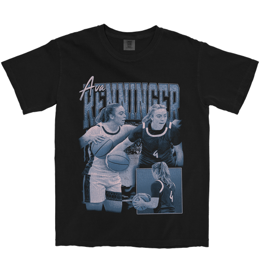 AVA RENNINGER GRAPHIC BLACK TEE