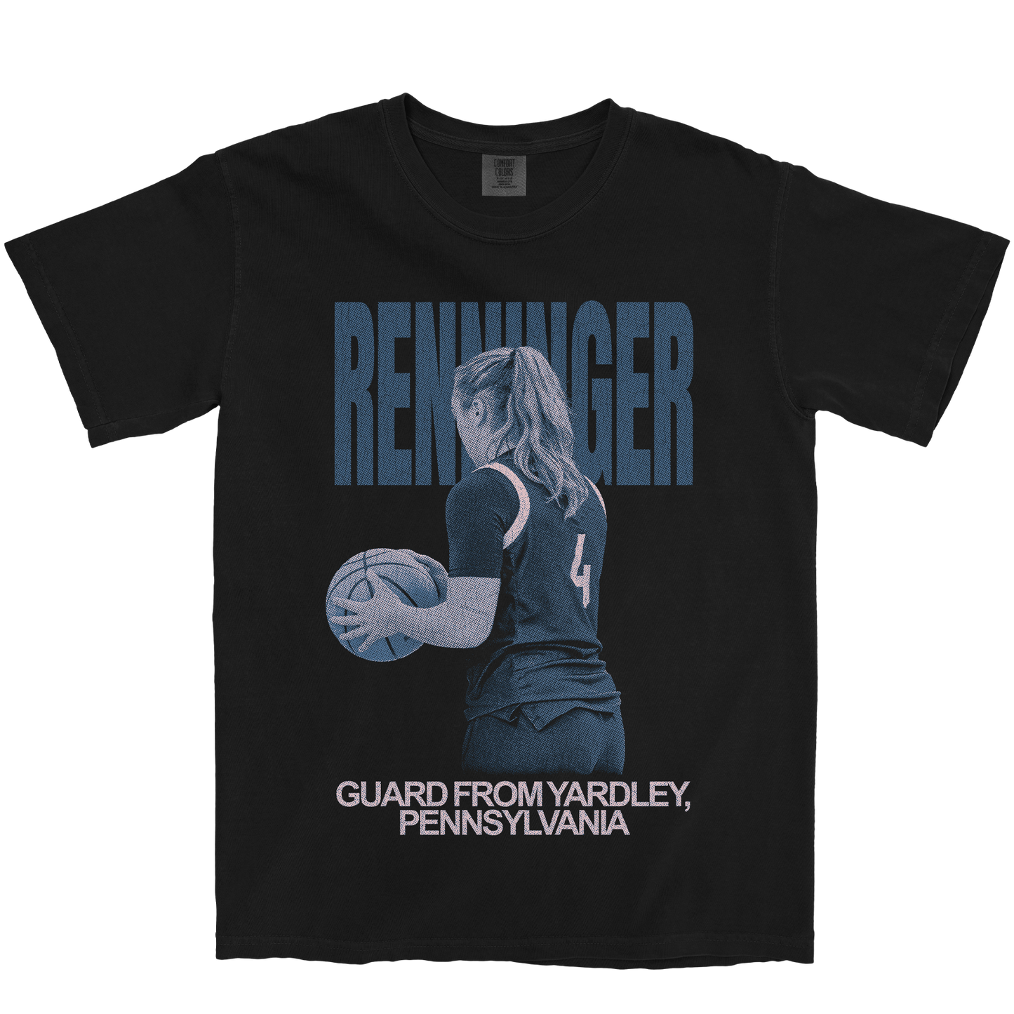 AVA RENNINGER VINTAGE BLACK TEE