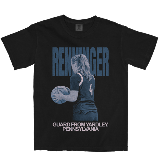 AVA RENNINGER VINTAGE BLACK TEE