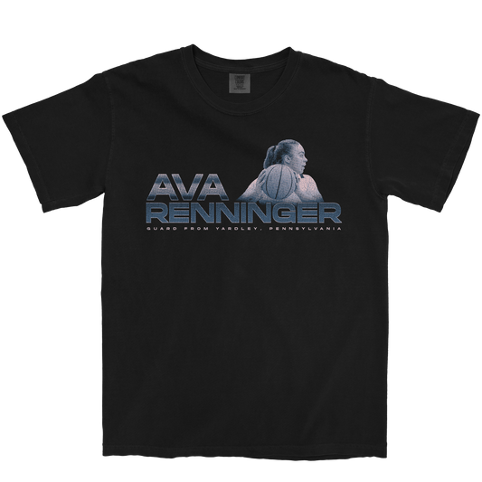 AVA RENNINGER RETRO BLACK TEE