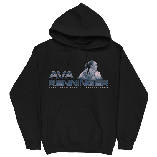 AVA RENNINGER RETRO BLACK HOODIE