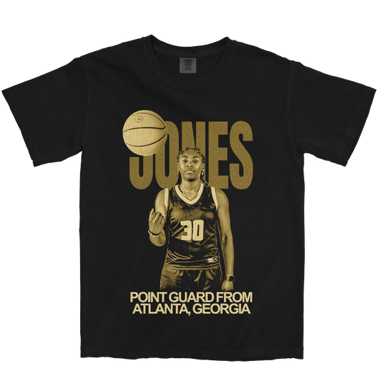 JAQUOIA JONES VINTAGE BLACK TEE