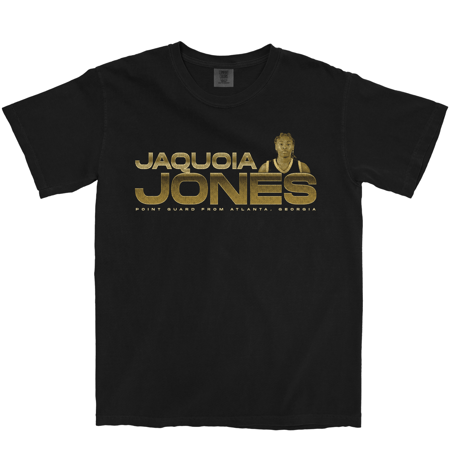 JAQUOIA JONES RETRO BLACK TEE