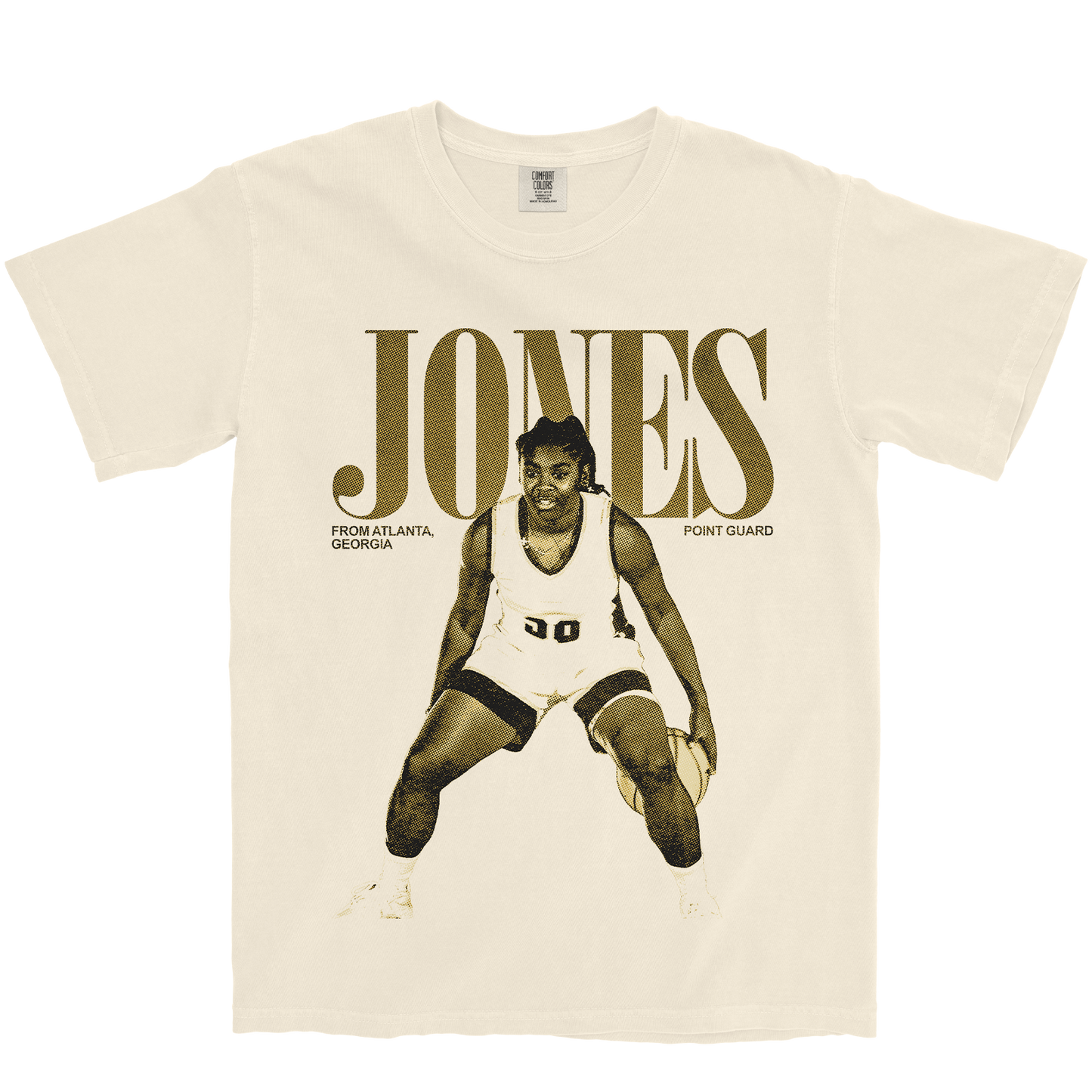 JAQUOIA JONES VINTAGE IVORY TEE