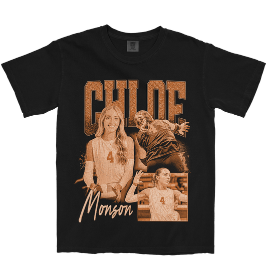 CHLOE MONSON GRAPHIC BLACK TEE