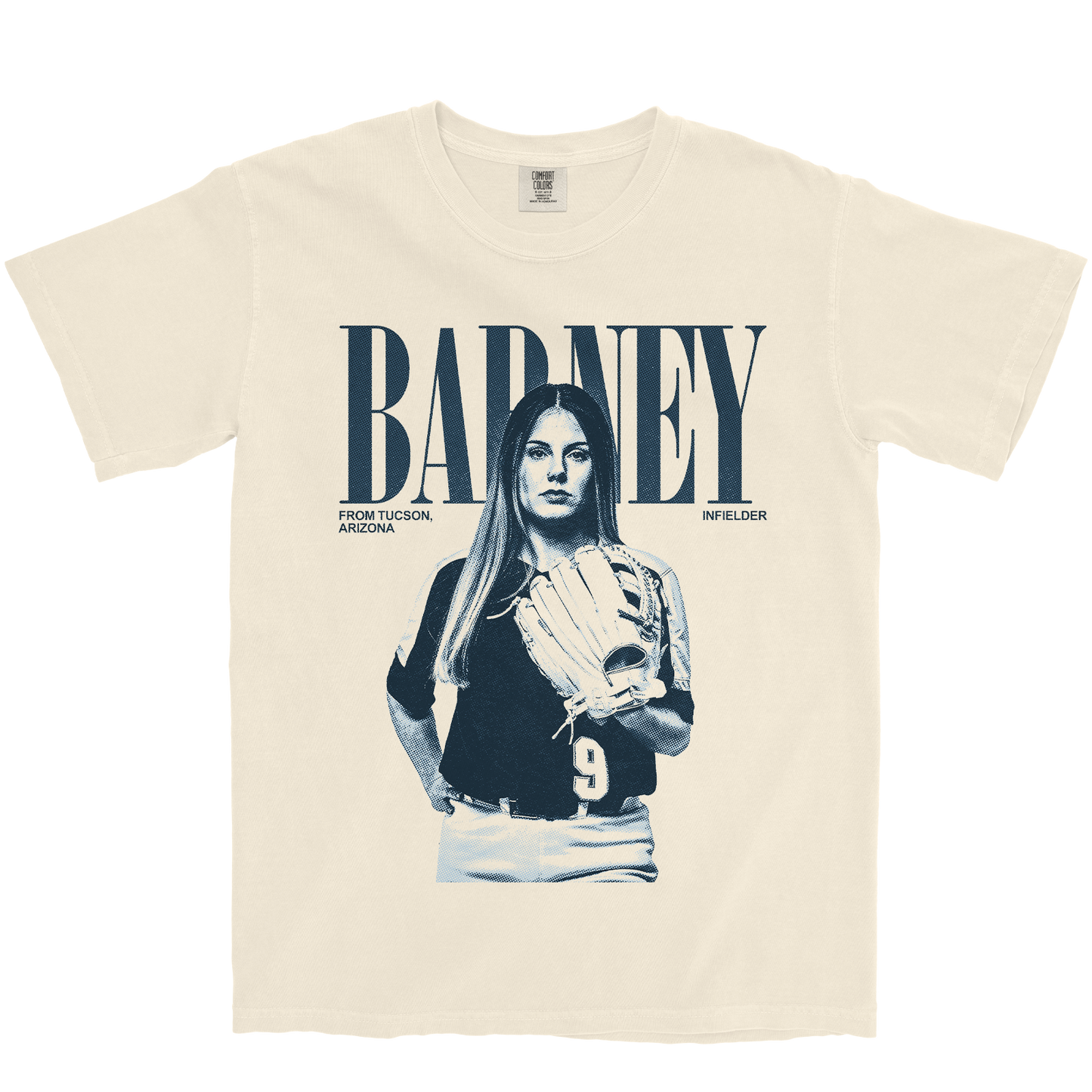 MACKENZIE BARNEY VINTAGE IVORY TEE