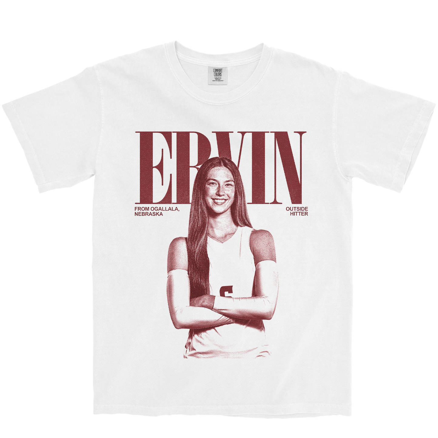 MARLEE ERVIN VINTAGE WHITE TEE