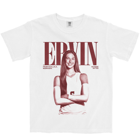 MARLEE ERVIN VINTAGE WHITE TEE
