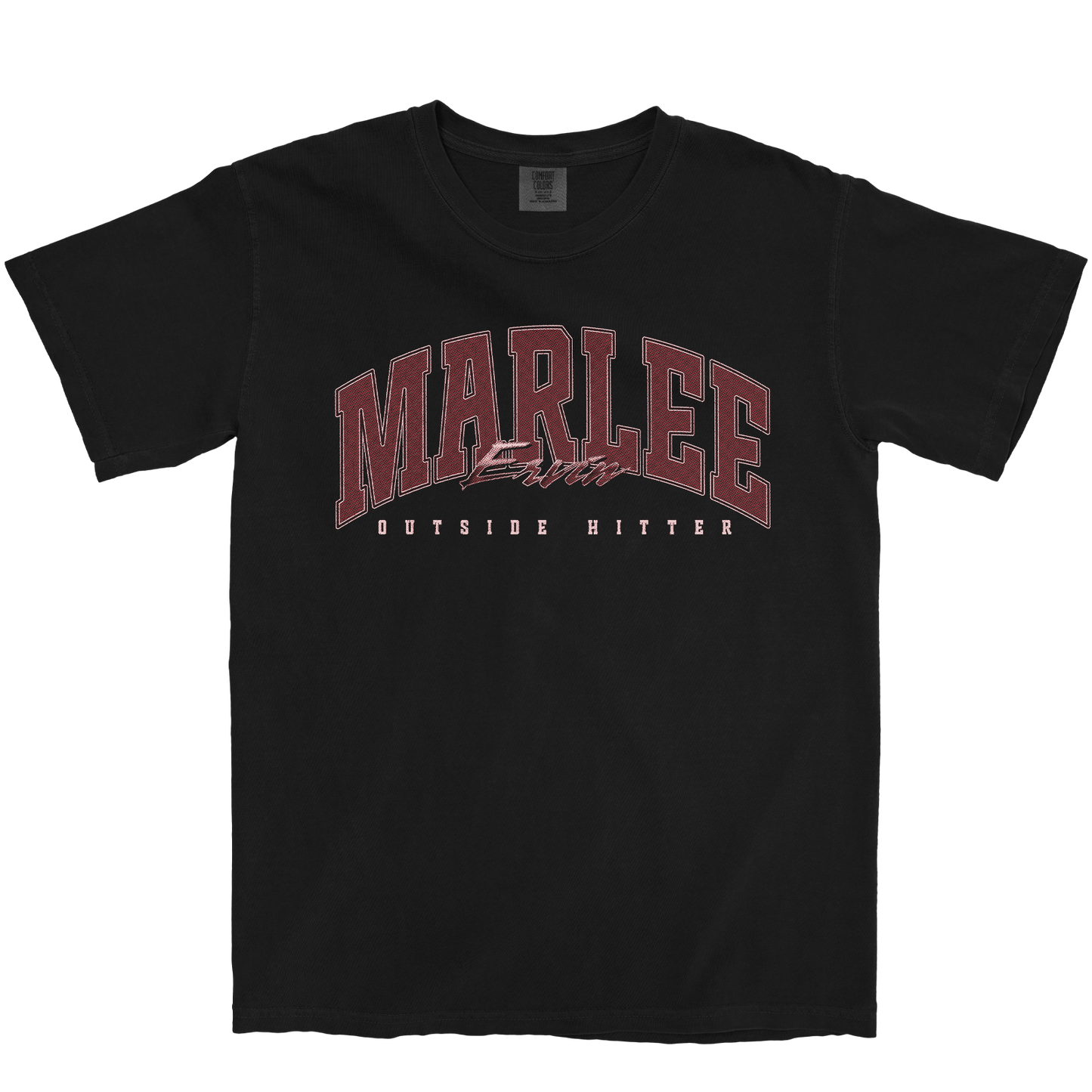 MARLEE ERVIN RETRO BLACK TEE