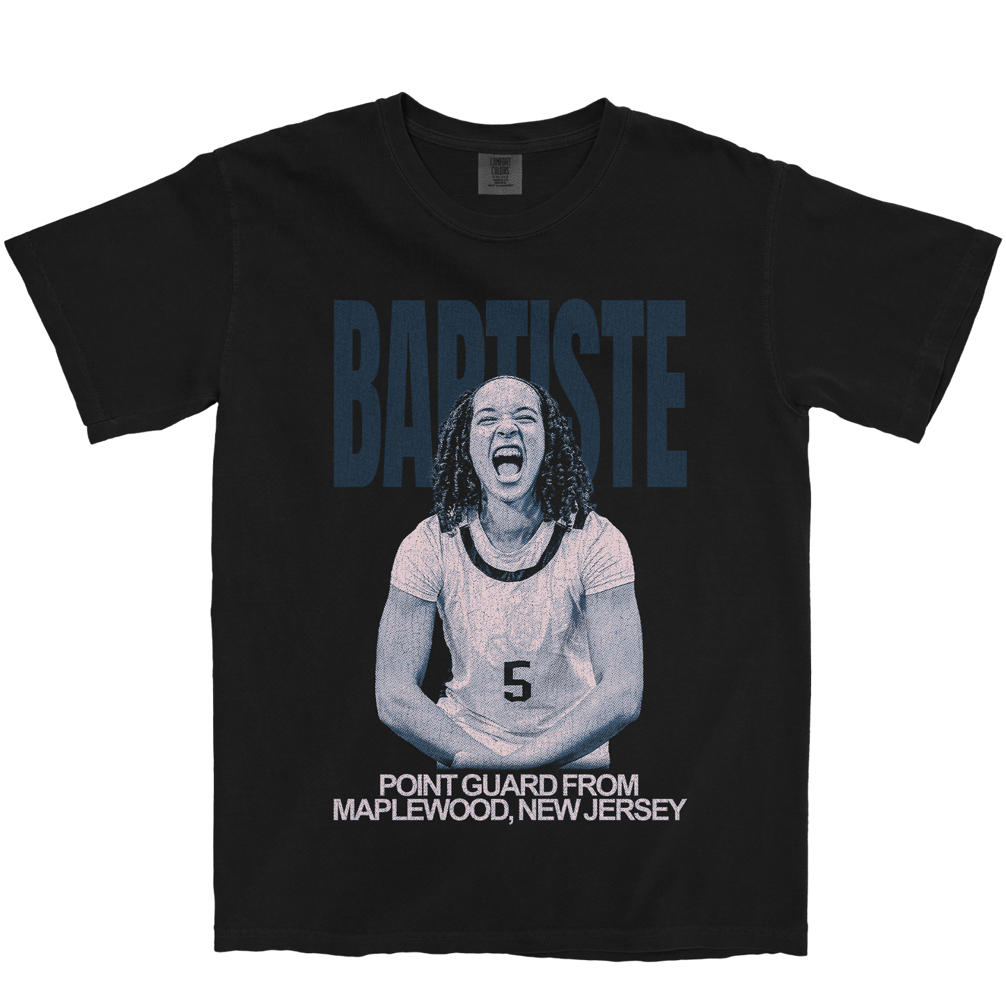 TALIA BAPTISTE VINTAGE BLACK TEE