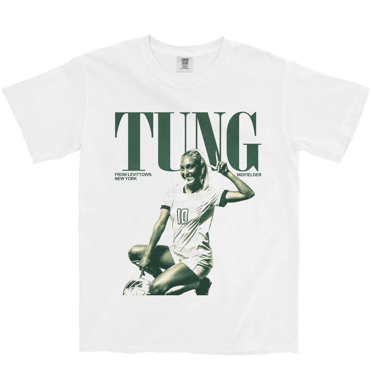 KAITLYN TUNG VINTAGE WHITE TEE