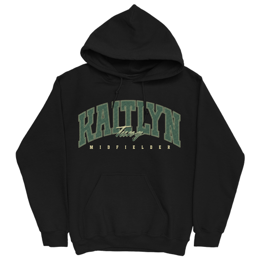 KAITLYN TUNG RETRO BLACK HOODIE