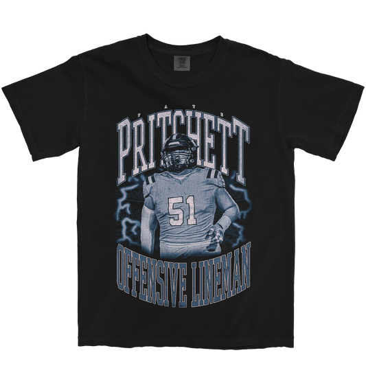 PATE PRITCHETT VINTAGE BLACK TEE