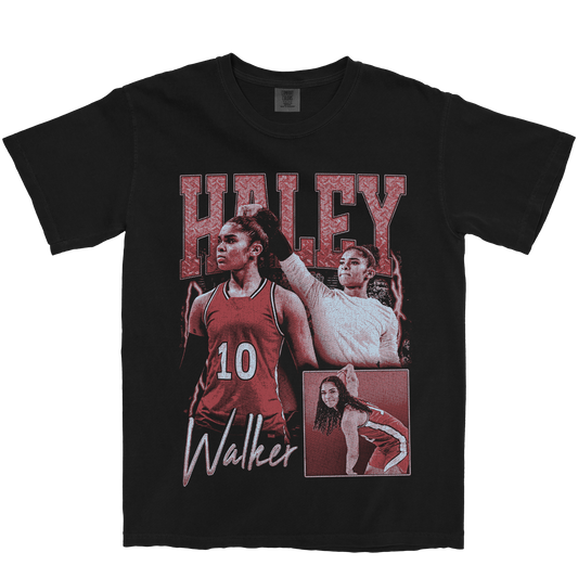 HALEY WALKER GRAPHIC BLACK TEE