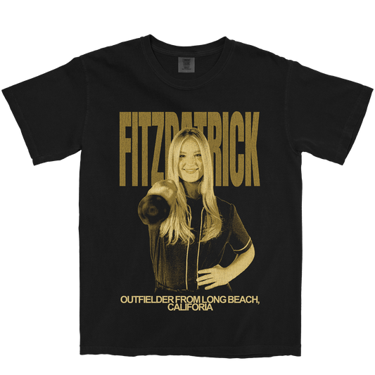 CALLIE FITZPATRICK VINTAGE BLACK TEE