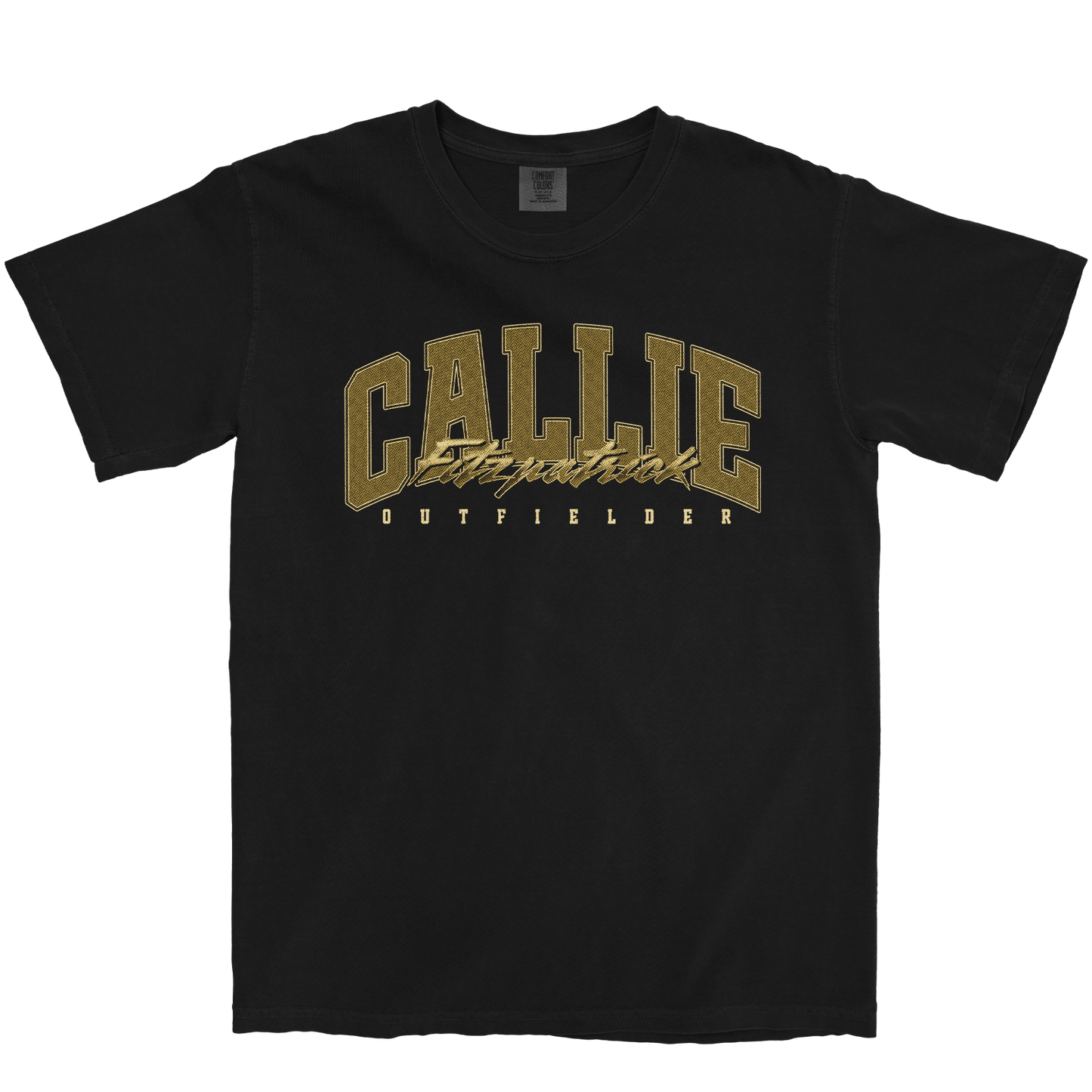 CALLIE FITZPATRICK RETRO BLACK TEE