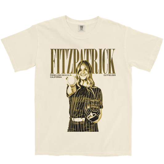 CALLIE FITZPATRICK VINTAGE IVORY TEE