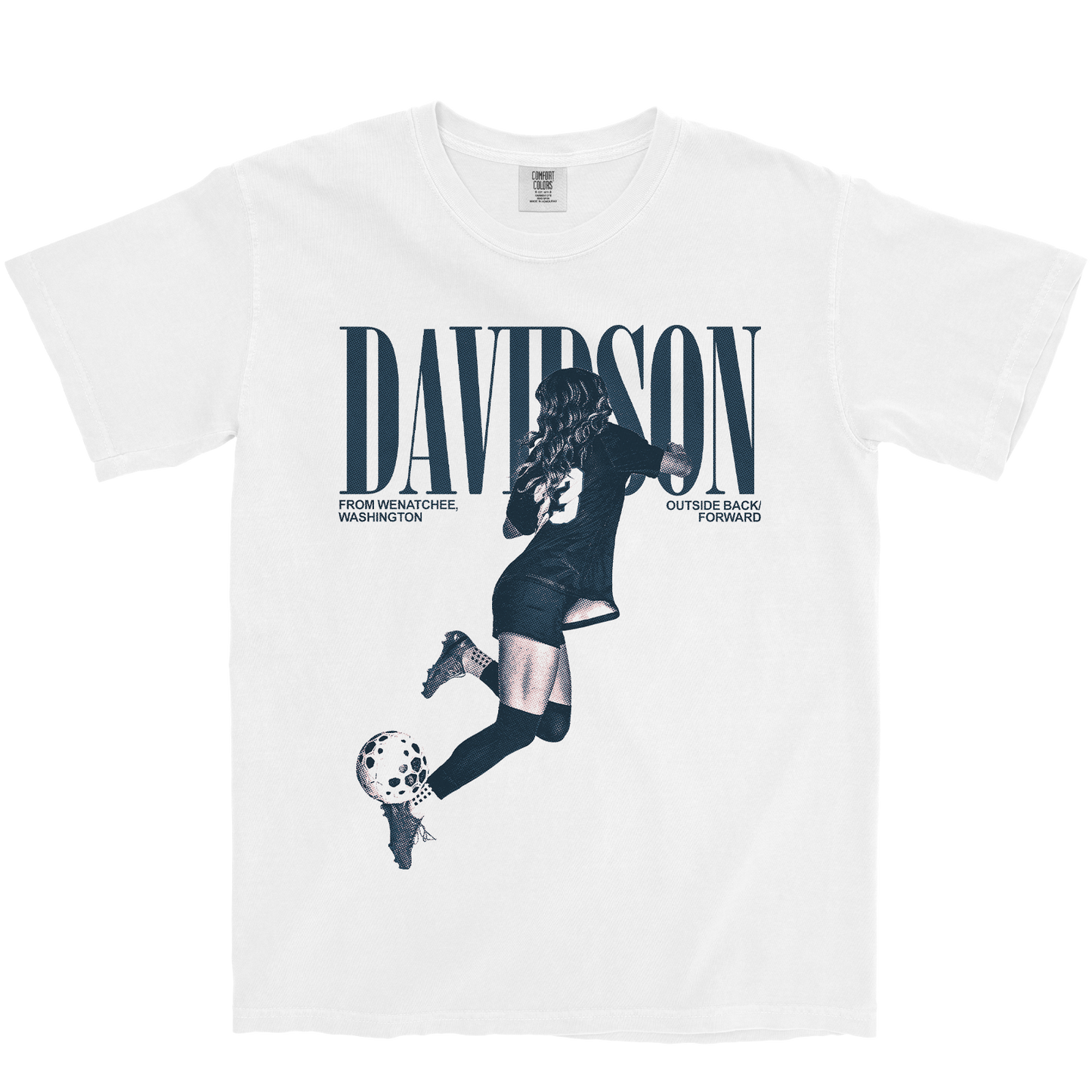 PIPER DAVIDSON VINTAGE WHITE TEE
