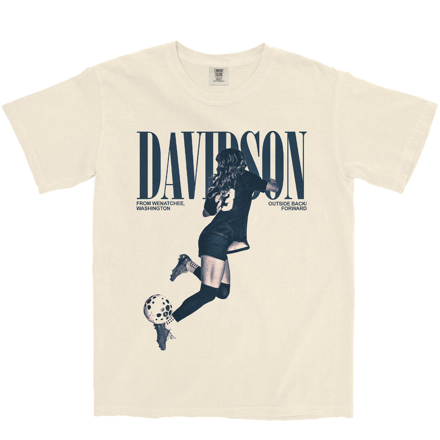 PIPER DAVIDSON VINTAGE IVORY TEE