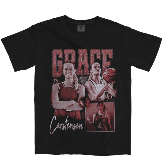 GRACE CARSTENSEN GRAPHIC BLACK TEE
