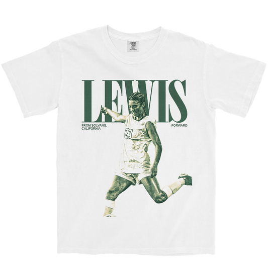 CHARLOTTE LEWIS VINTAGE WHITE TEE