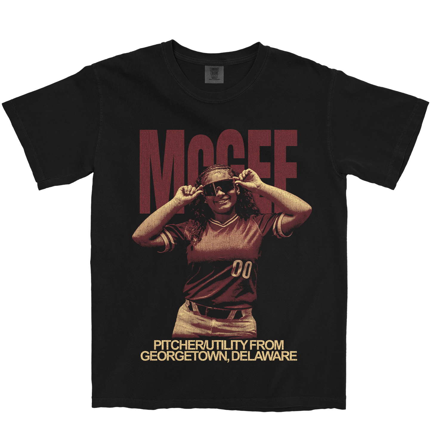 SETARA MCGEE VINTAGE BLACK TEE